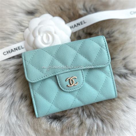 tiffany blue chanel card holder|Chanel 2019 tiffany blue card holder wallet .